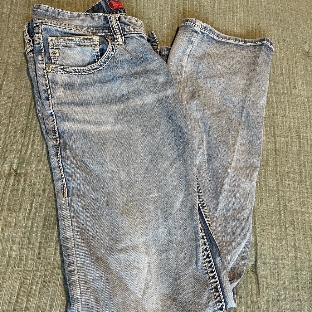 Rock & Roll relaxed straight leg jeans 32X34 - Picture 2 of 3